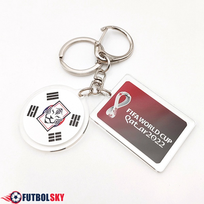 Nouvelle Titular de la clave Copa Del Mundo 2022 Corea Blanco