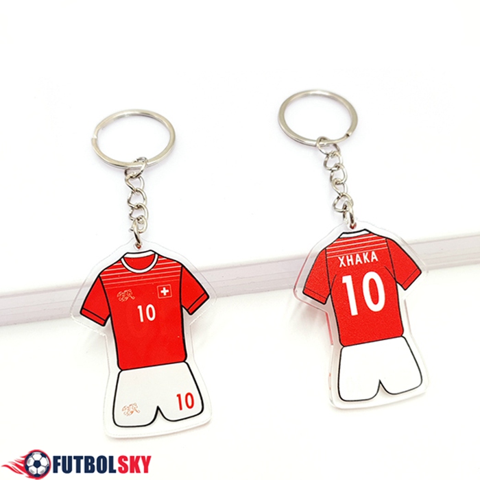 Nueva Titular de la clave Copa Del Mundo 2022 Suiza (XHAKA) Rojo