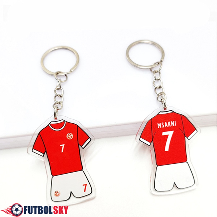 Nueva Titular de la clave Copa Del Mundo 2022 Túnez (MSAKNI) Rojo