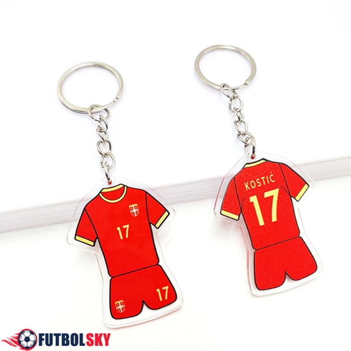 Nueva Titular de la clave Copa Del Mundo 2022 Serbia (KOSTIĆ) Rojo