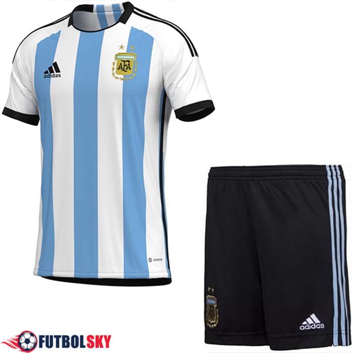 Camisetas De Futbol Argentina Ninos Primera Copa Del Mundo 2022