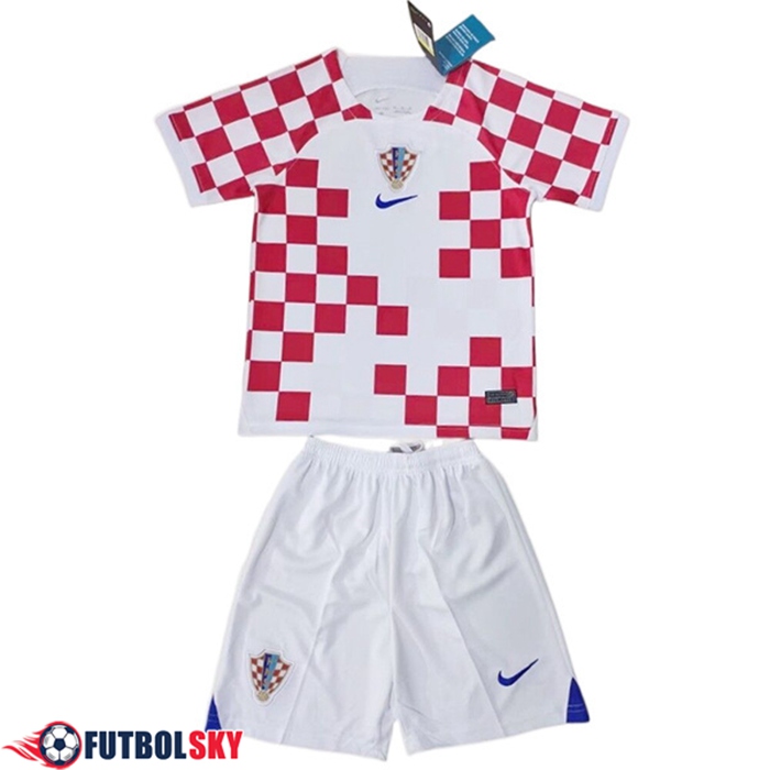 Camisetas De Futbol Croacia Ninos Primera Copa Del Mundo 2022