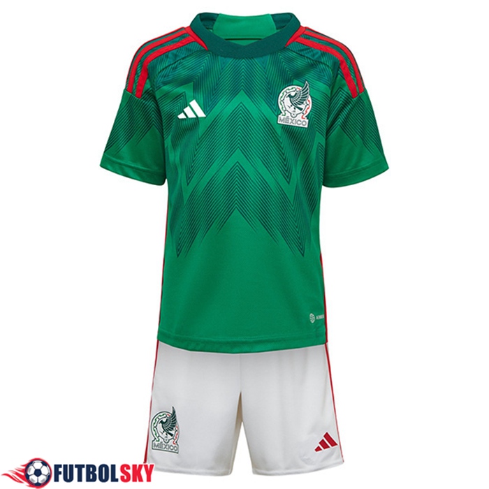 Camisetas De Futbol México Ninos Primera Copa Del Mundo 2022