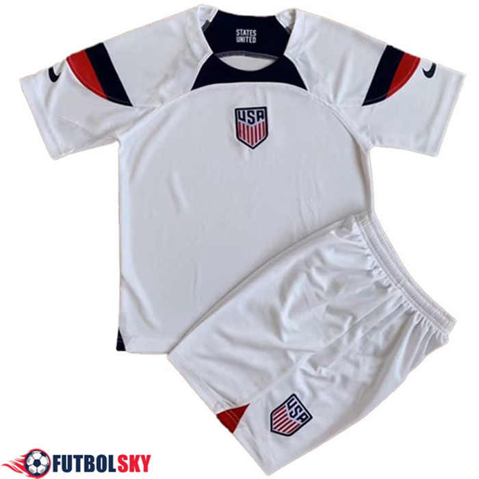 Camisetas De Futbol Estados Unidos Ninos Primera Copa Del Mundo 2022