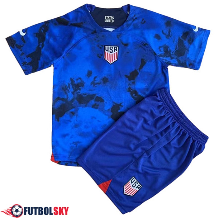 Camisetas De Futbol Estados Unidos Ninos Segunda Copa Del Mundo 2022