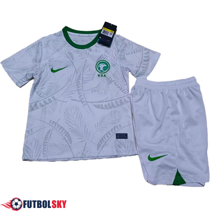 Camisetas De Futbol Arabia Saudita Ninos Primera Copa Del Mundo 2022