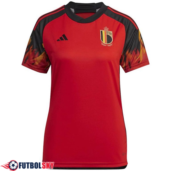 Camisetas De Futbol Bélgica Mujer Primera Copa Del Mundo 2022