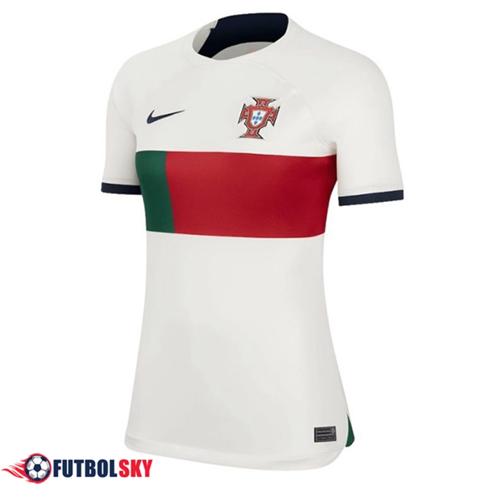 Camisetas De Futbol Portugal Mujer Segunda Copa Del Mundo 2022