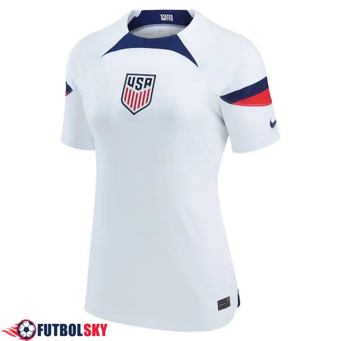 Camisetas De Futbol Estados Unidos Mujer Primera Copa Del Mundo 2022