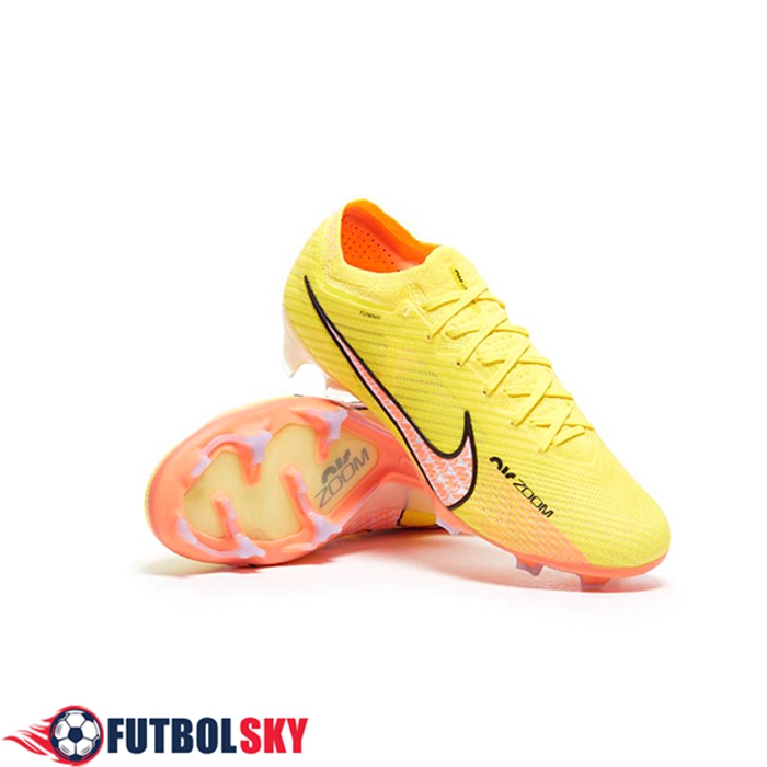 Nike Botas De Fútbol Air Zoom Mercurial Low Gang Vapor XV Elite FG Amarillo