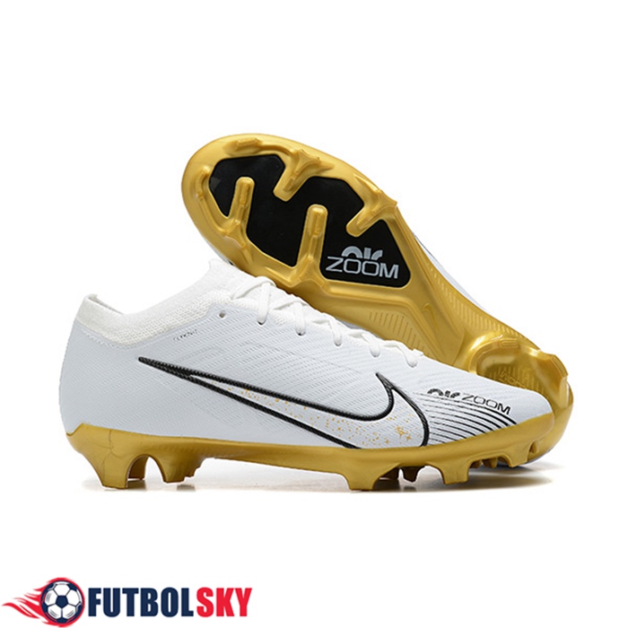 Nike Botas De Fútbol Air Zoom Mercurial Low Gang Vapor XV Elite FG Blanco