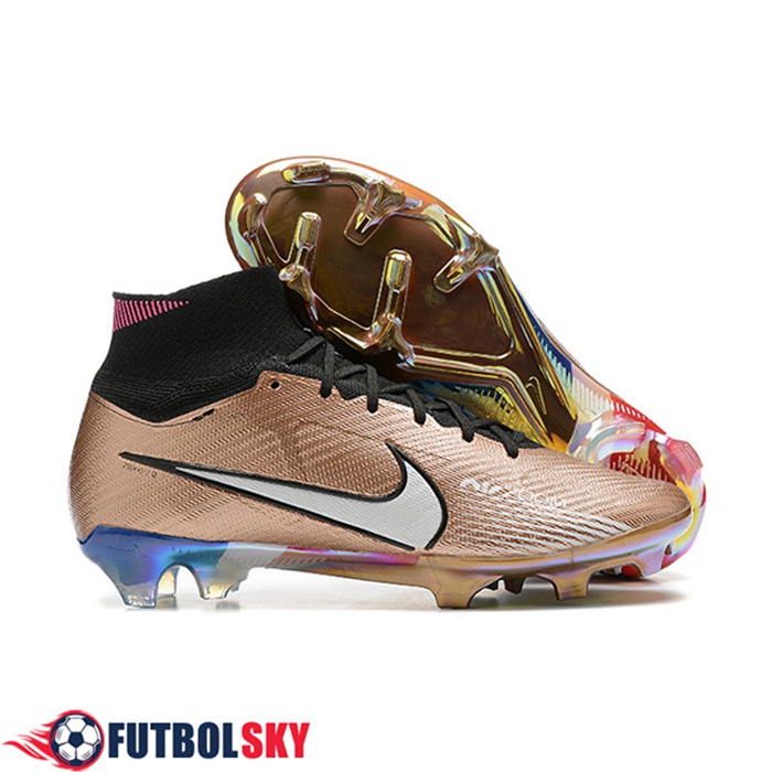 Nike Botas De Fútbol Air Zoom Mercurial High Gang Superfly IX Elite FG Marrón