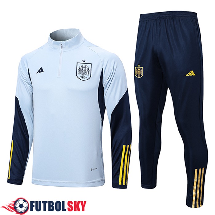 Chandal Equipos De Futbol España Azul Claro 2022/2023
