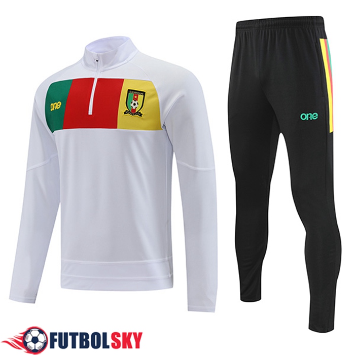 Chandal Equipos De Futbol Camerún Blanco 2022/2023