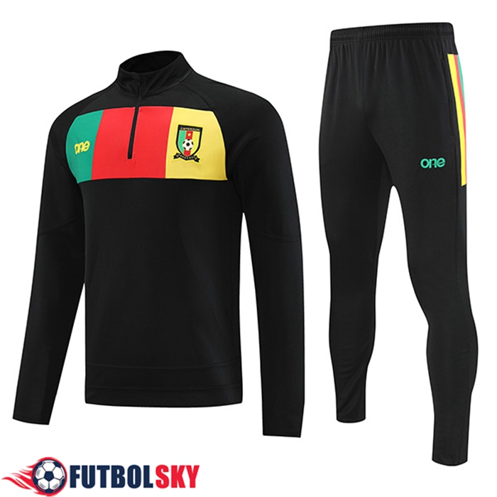 Chandal Equipos De Futbol Camerún Negro 2022/2023