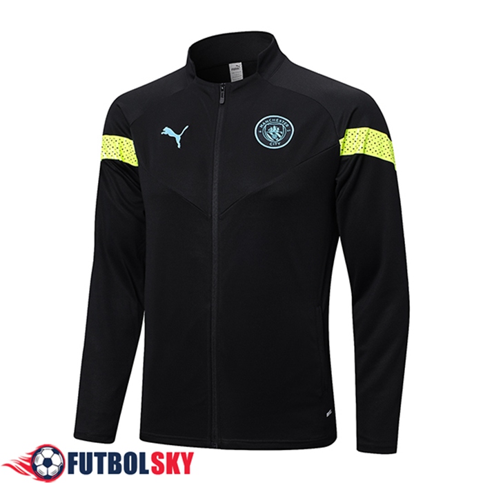 Chaquetas Futbol Manchester City Negro 2022/2023