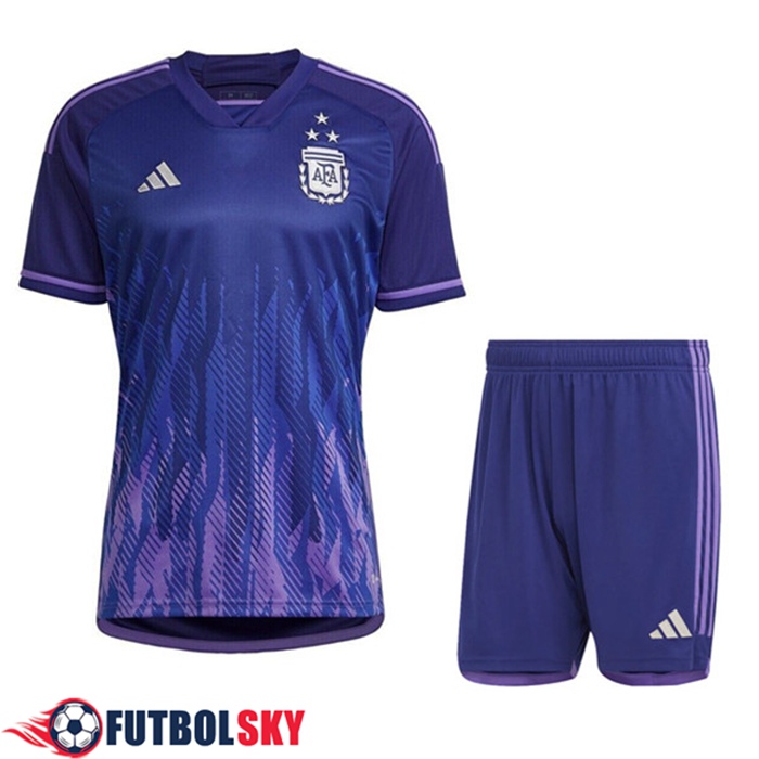 Comprar Camisetas De Futbol Argentina 3 Stars Ninos Segunda Copa Del