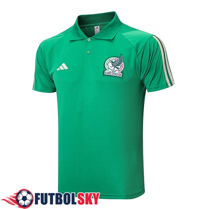 Camiseta Polo México Verde 2023/2023