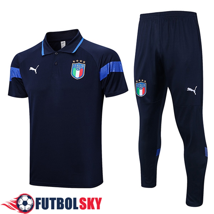 Camiseta Polo Italia Azul marino 2023/2023