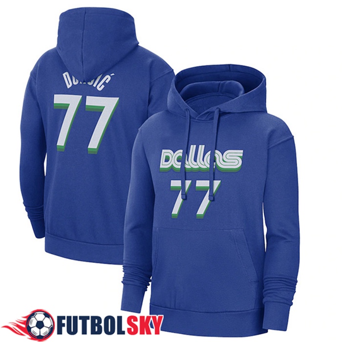 Sudadera De Entrenamiento Capucha Dallas Mavericks Azul marino 2023