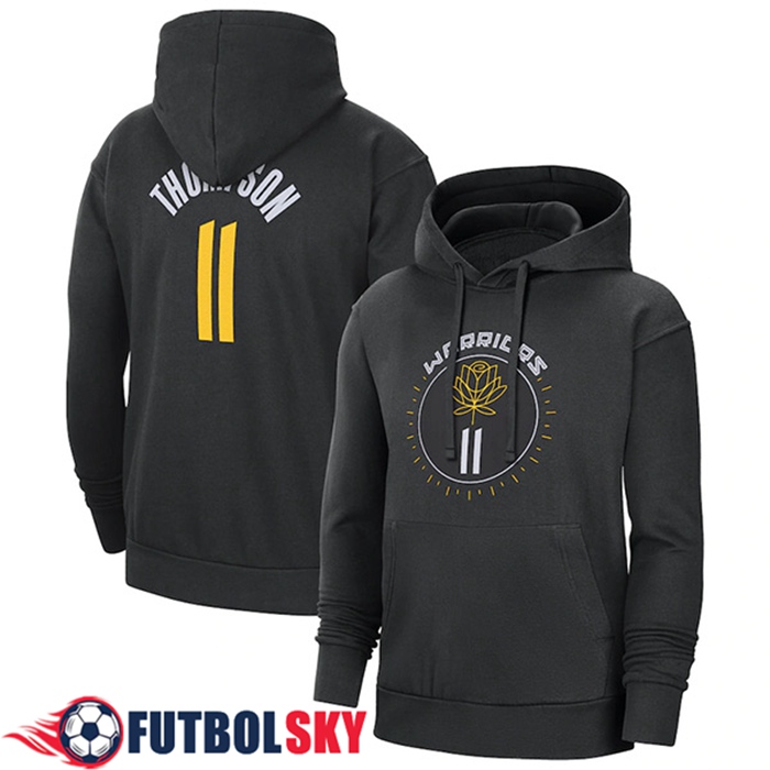 Sudadera De Entrenamiento Capucha Golden State Warriors Negro 2023