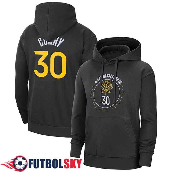 Sudadera De Entrenamiento Capucha Golden State Warriors Negro 2023