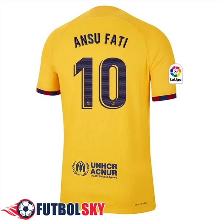 FC Barcelona Home Kit 2022/2023 Ansu Fati No.10 Fotbollströja 3-delade