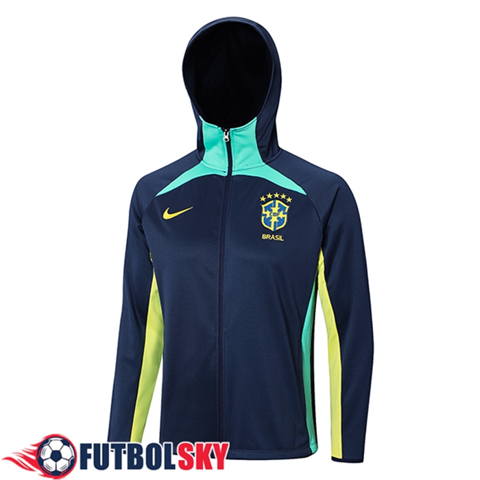 Chaqueta Con Capucha Brasil Azul marino 2023/2023