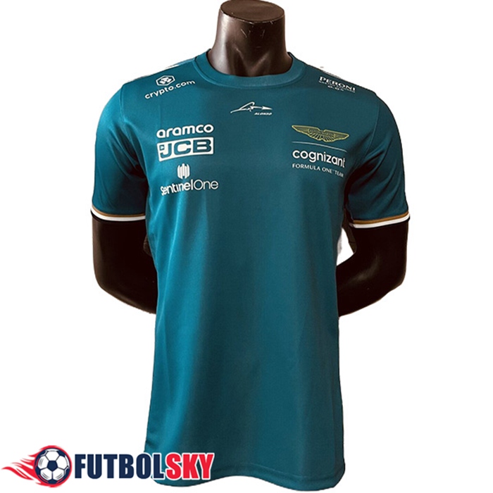 Camiseta de manga corta F1 Aston Martin Team Verde 2023