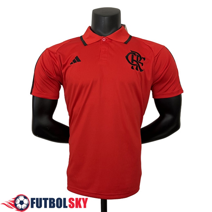Camiseta Polo Flamengo Rojo 2023/2024
