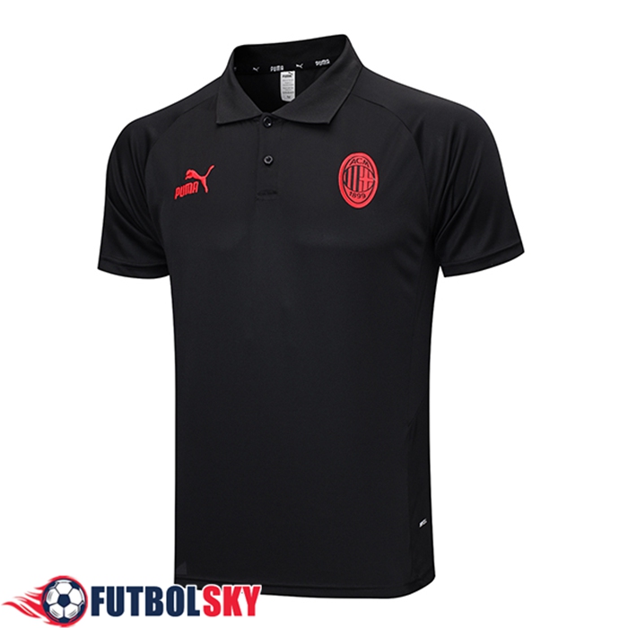 Camiseta Polo AC Milan Negro 2023/2024