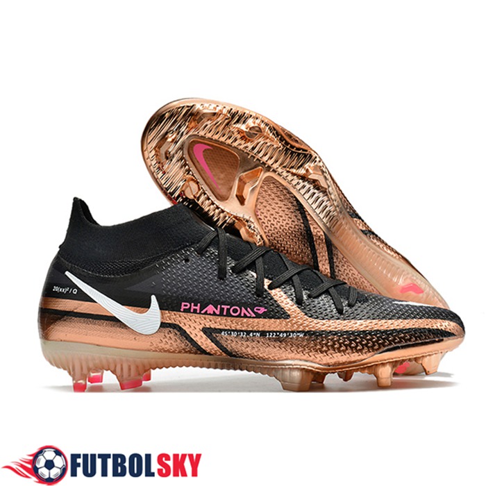 Nike Botas De Fútbol Phantom GT2 High Gang Elite FG Negro