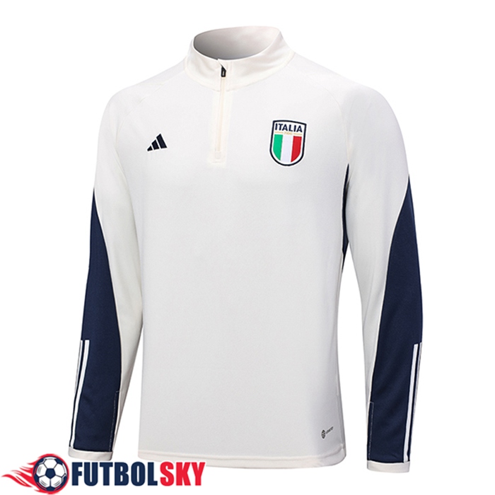 Sudadera De Entrenamiento Italia Blanco 2023/2024