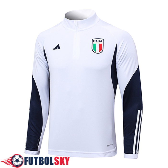 Sudadera De Entrenamiento Italia Blanco 2023/2024