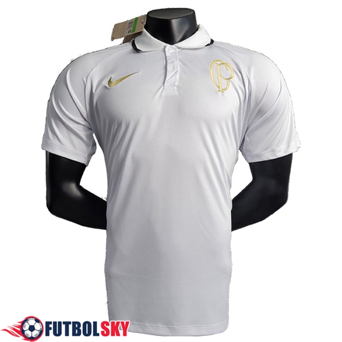 Camiseta Polo Corinthians Blanco 2023/2024 -02