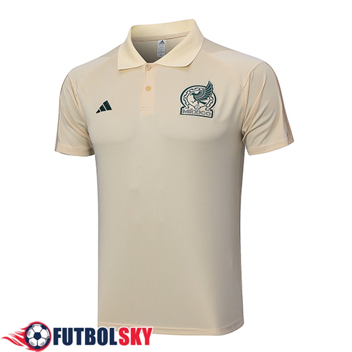 Camiseta Polo México Amarillo 2023/2024