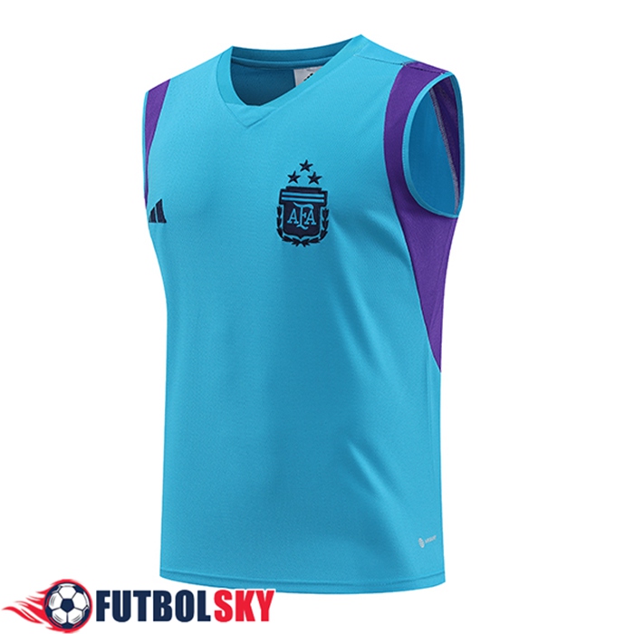 Chalecos De Futbol Argentin Azul Claro 2023/2024 -02