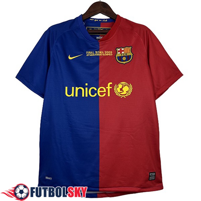 Camisetas De Futbol FC Barcellona UEFA Champions League Primera 2008/2009