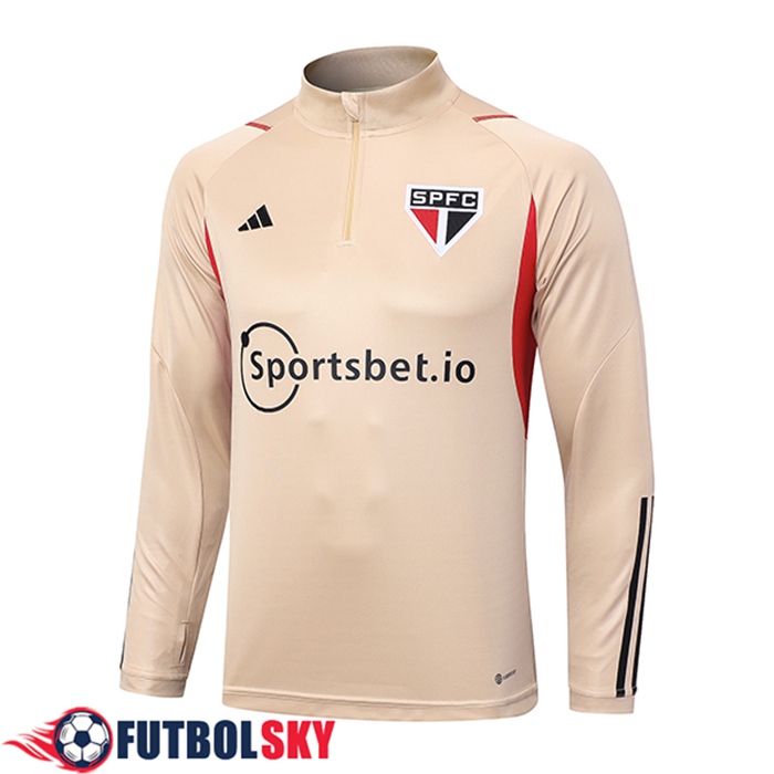 Sudadera De Entrenamiento Sao Paulo FC Amarillo 2023/2024
