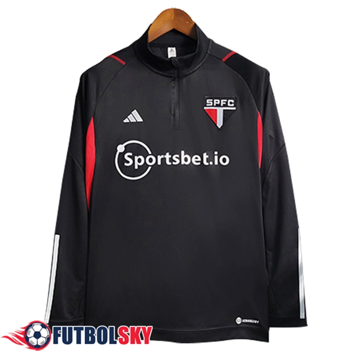 Sudadera De Entrenamiento Sao Paulo FC Negro 2023/2024 -02