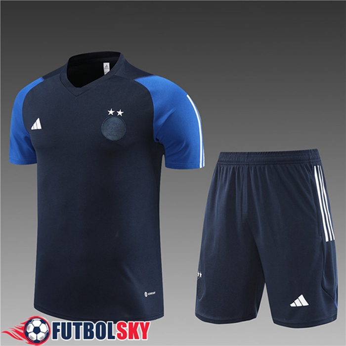 Camiseta Entrenamiento + Cortos Argelia Ninos Azul marino 2023/2024
