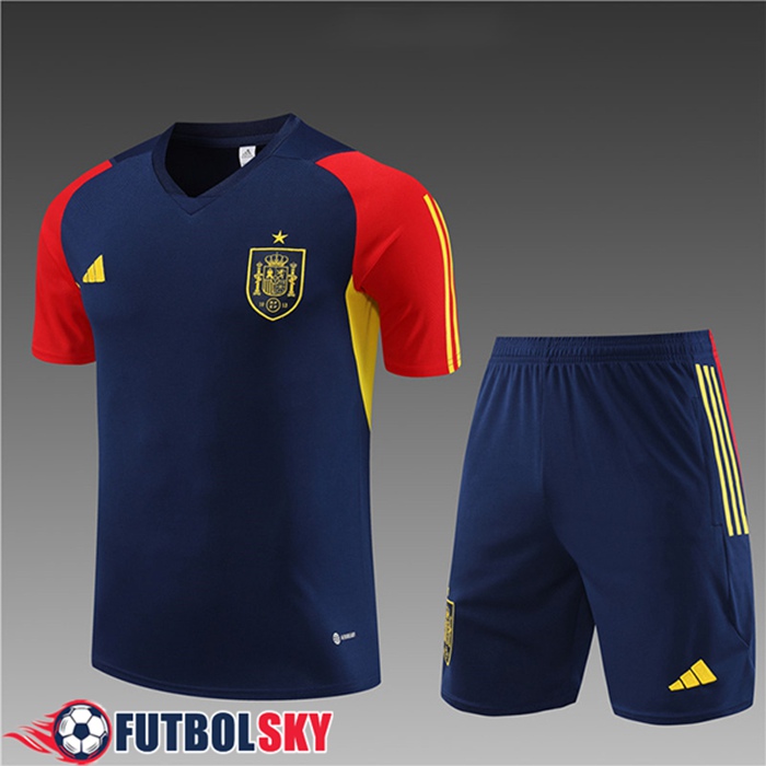 Camiseta Entrenamiento + Cortos España Ninos Azul marino 2023/2024