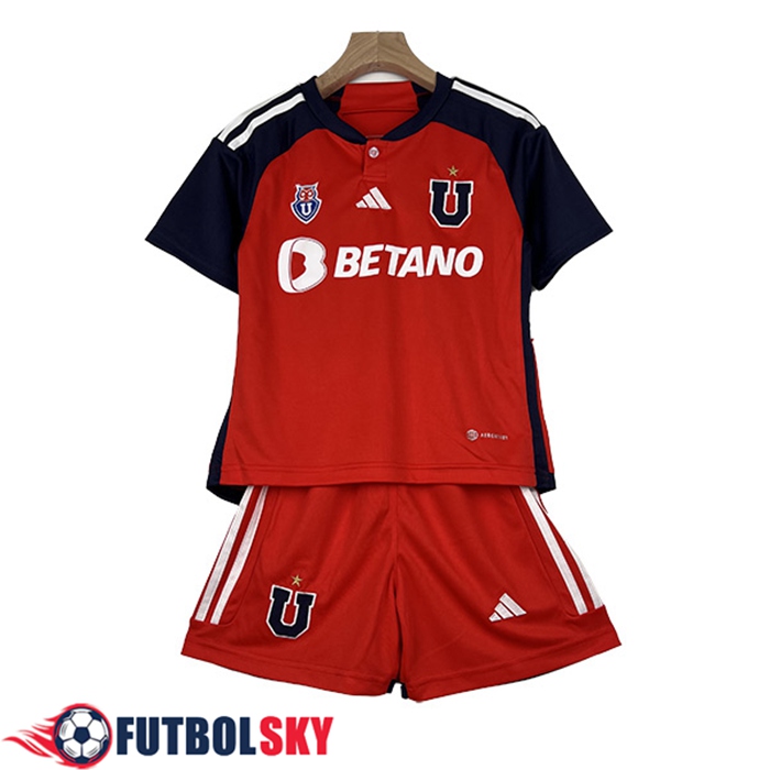 Camisetas De Futbol Universidad De Chile Ninos Segunda 2023/2024