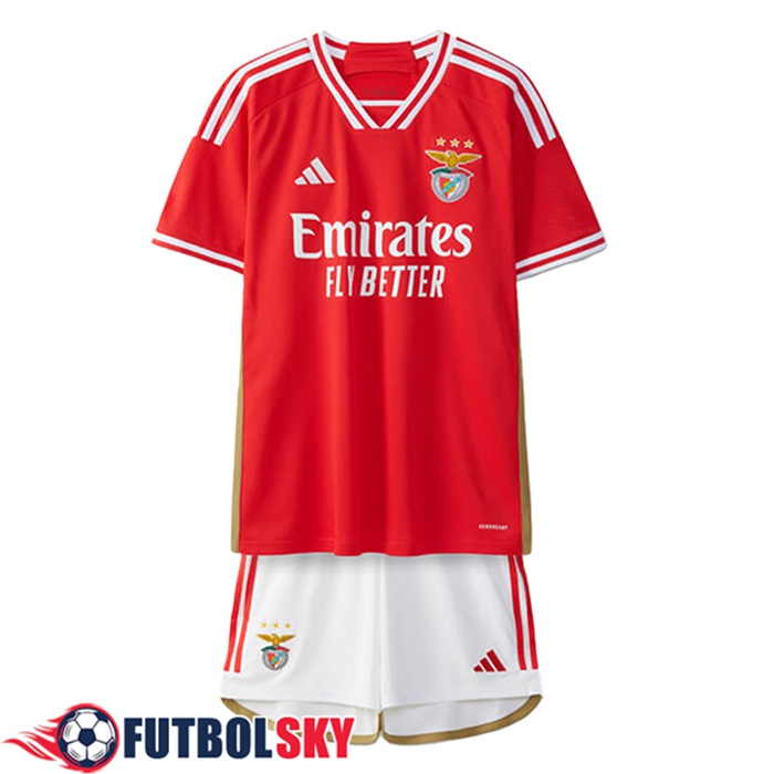 Camisetas De Futbol S.L.Benfica Ninos Primera 2023/2024