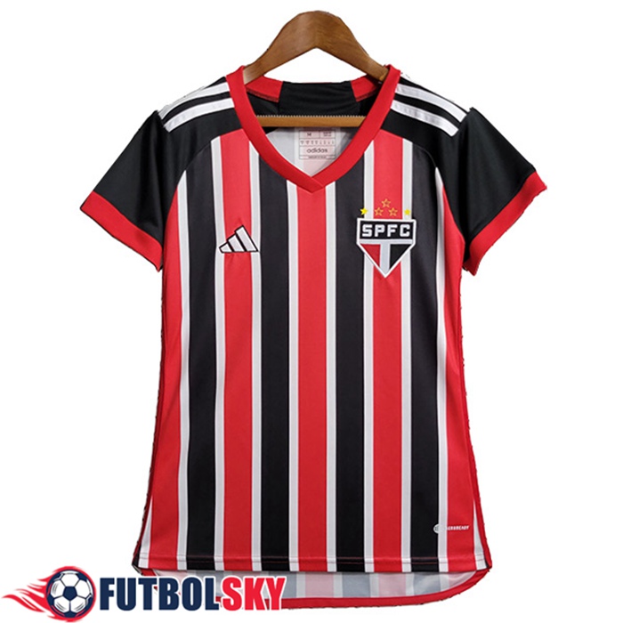 Camisetas De Futbol Sao Paulo FC Mujer Segunda 2023/2024
