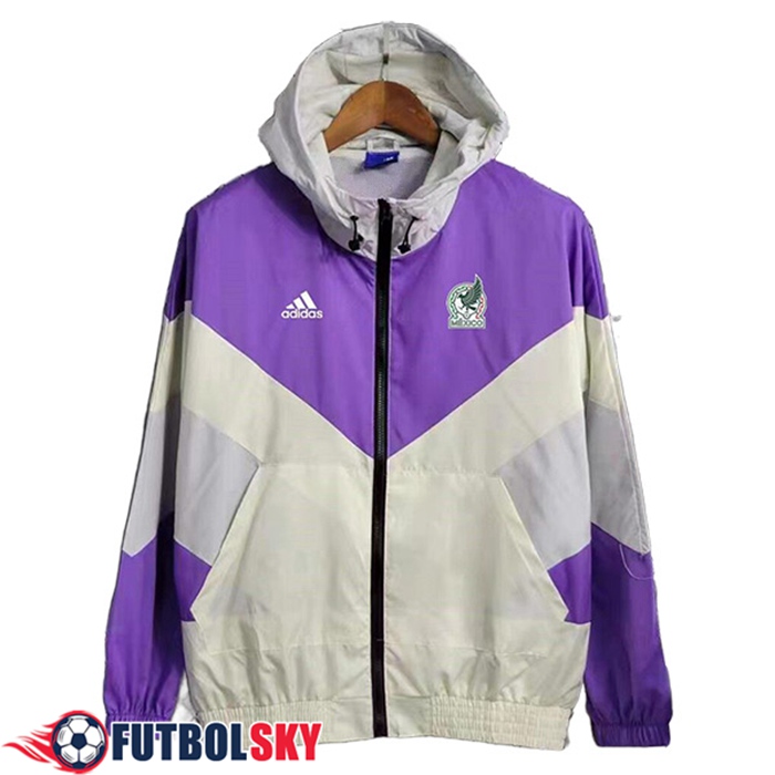 Rompevientos México Violeta/Gris 2023/2024
