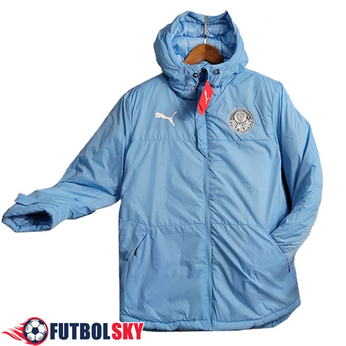 Chaqueta Con Capucha Palmeiras Azul Claro 2023/2024
