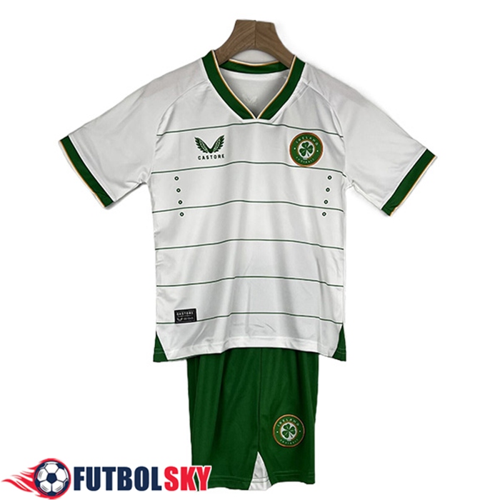 Camisetas De Futbol Irlande Ninos Segunda 2023/2024