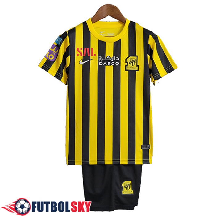 Nueva Camisetas De Futbol Al-Ittihad Ninos Primera 2023/2024