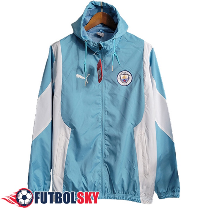Rompevientos Manchester City Azul Claro 2023/2024 -03